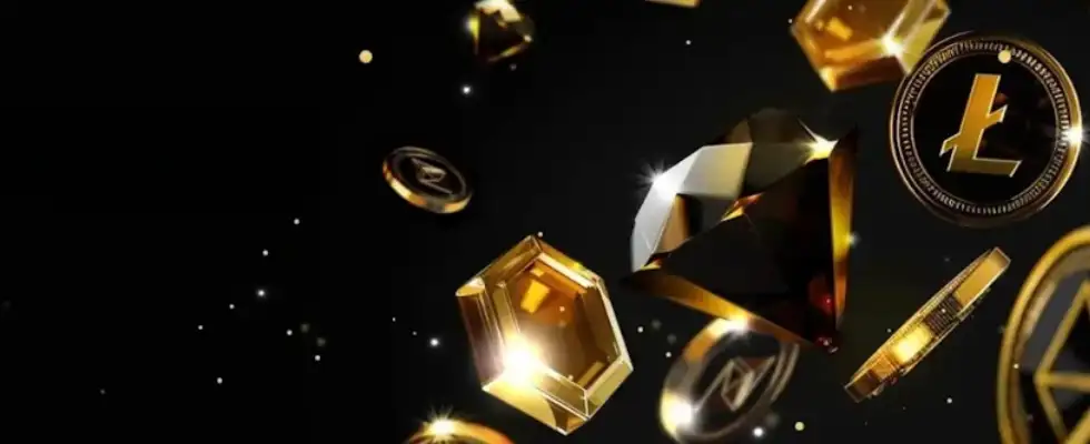 First deposit bonus banner at Lucky Block Casino casino