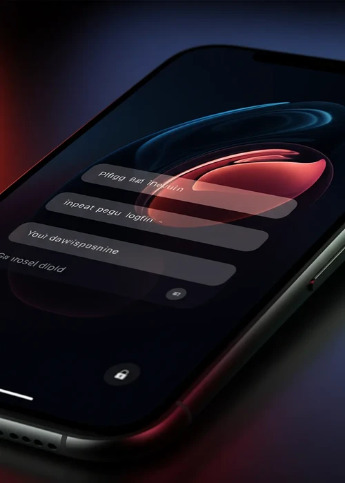 A login screen for Lucky Block Casino on a digital device, showcasing secure access to crypto gaming and account management.